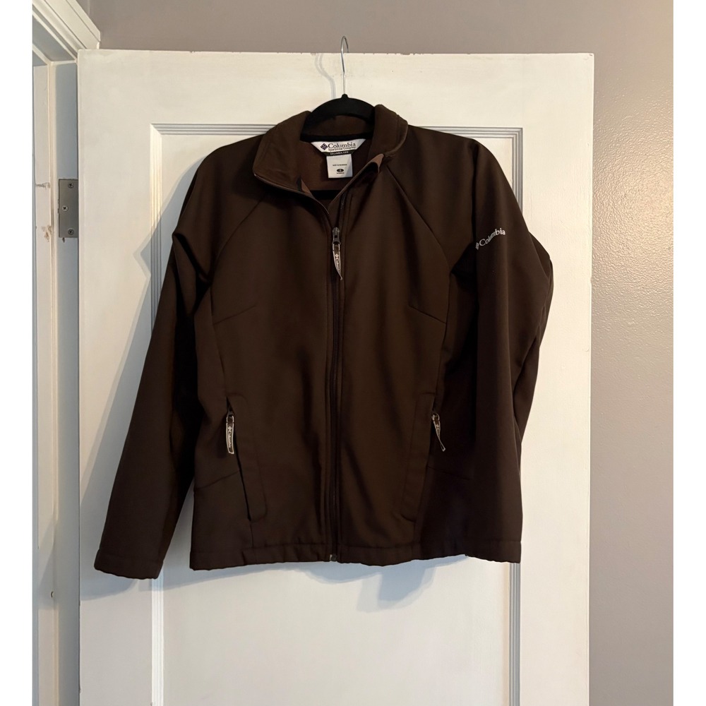 Women's Columbia Dark Brown Full-Zip Jacket Size Small